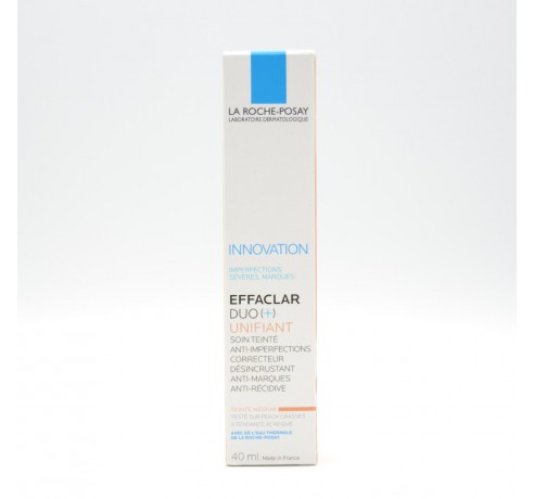 EFFACLAR DUO (+) UNIFIANT TONO INTERMEDIO 40 ML Acné