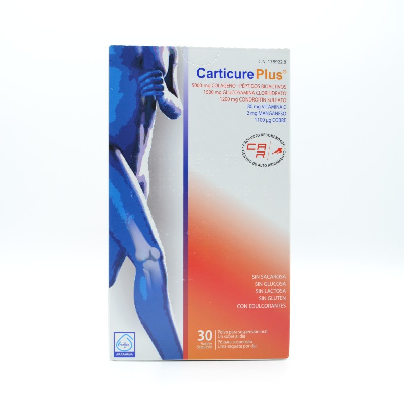 CARTICURE PLUS 30 SOBRES Articulaciones y huesos