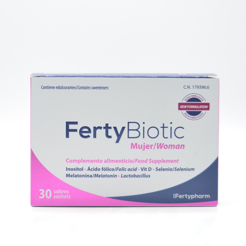 FERTYBIOTIC MUJER 30 SOBRES Gestación y embarazo