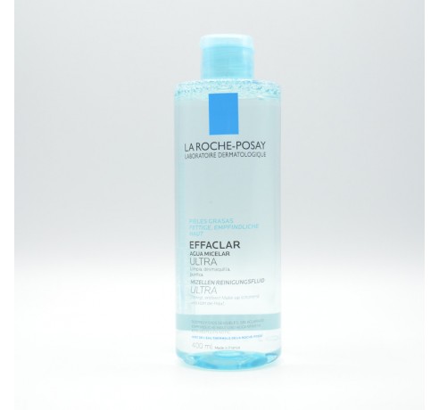 AGUA MICELAR EFFACLAR ULTRA PIEL GRASA 400 ML Acné