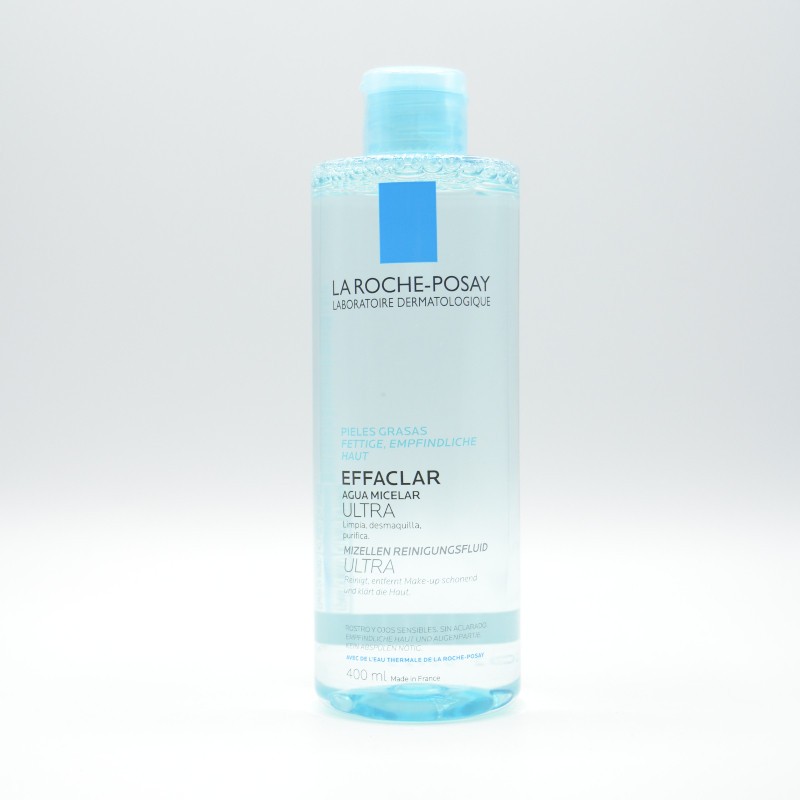 AGUA MICELAR EFFACLAR ULTRA PIEL GRASA 400 ML Acné