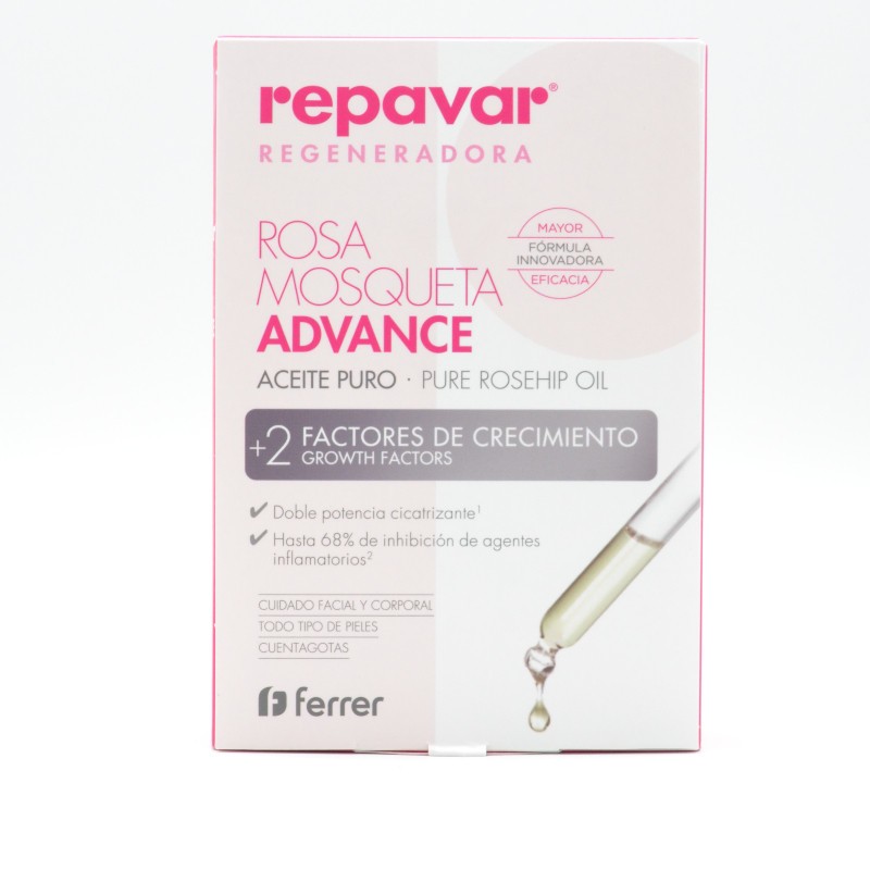 REPAVAR REGENERADORA ACEITE ADVANCE PURO ROSA MO Defensas