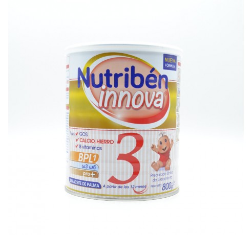 Duplo Nutribén Innova 3 Leche de Crecimiento 800 gramos x 2