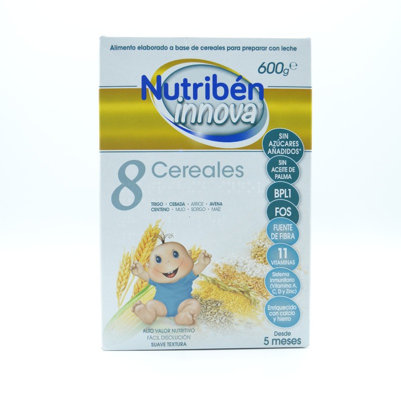 NUTRIBEN INNOVA 8 CEREALES 600 G Papillas y snacks