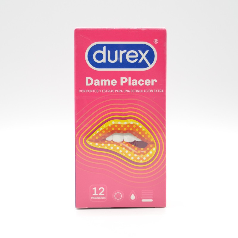 PRESERVATIVOS DUREX DAME PLACER 12 U Preservativos