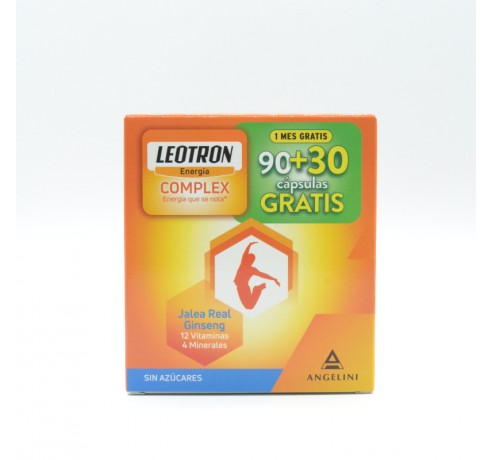 LEOTRON COMPLEX 90 CAPS +30 GRATIS Energía y vitalidad