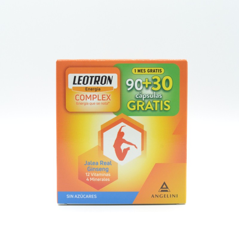 LEOTRON COMPLEX 90 CAPS +30 GRATIS Energía y vitalidad