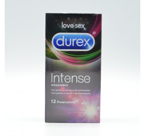 PRESERVATIVOS DUREX INTENSE ORGASMIC 12 U Preservativos