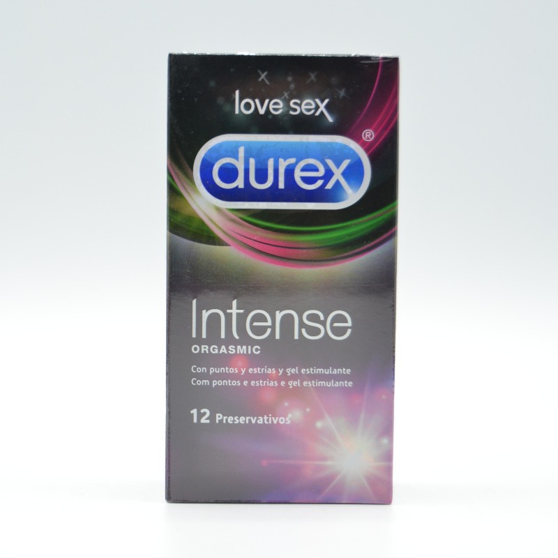 PRESERVATIVOS DUREX INTENSE ORGASMIC 12 U Preservativos