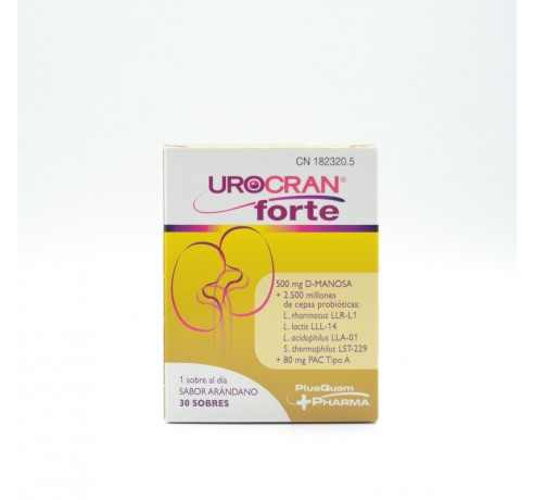 UROCRAN FORTE 30 SOBRES Salud de las vias urinarias