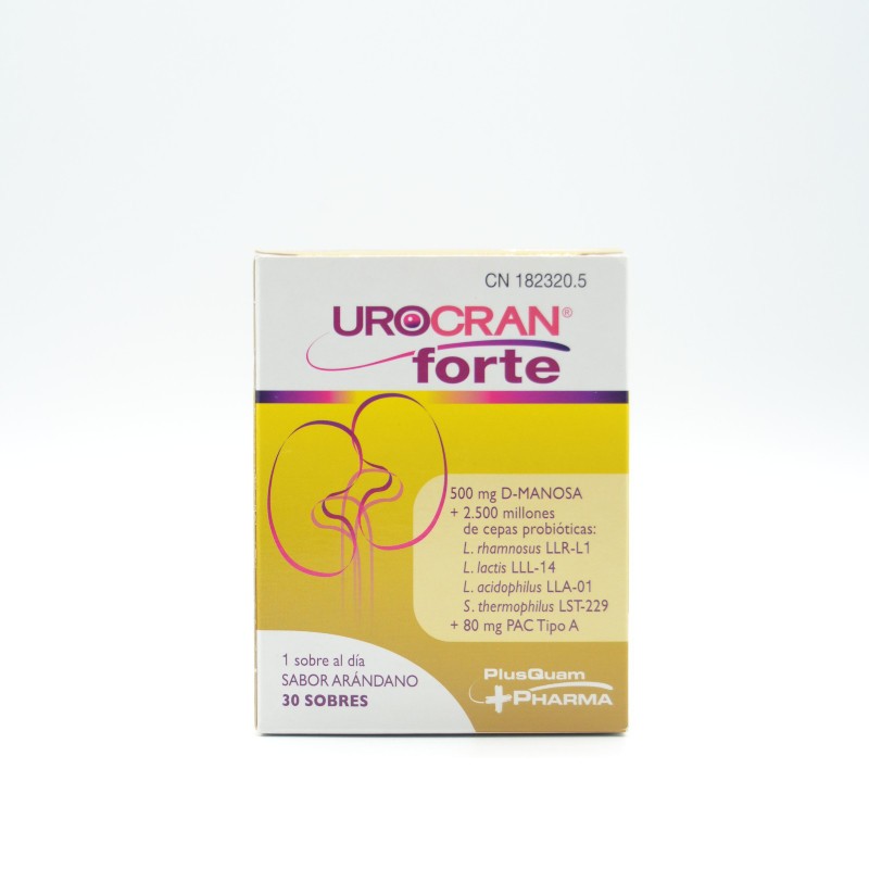 UROCRAN FORTE 30 SOBRES Salud de las vias urinarias