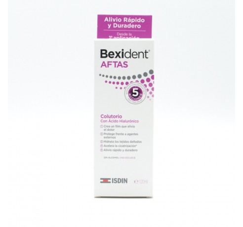 BEXIDENT AFTAS COLUTORIO BUCAL PROTECTOR 120 ML Aftas y herpes