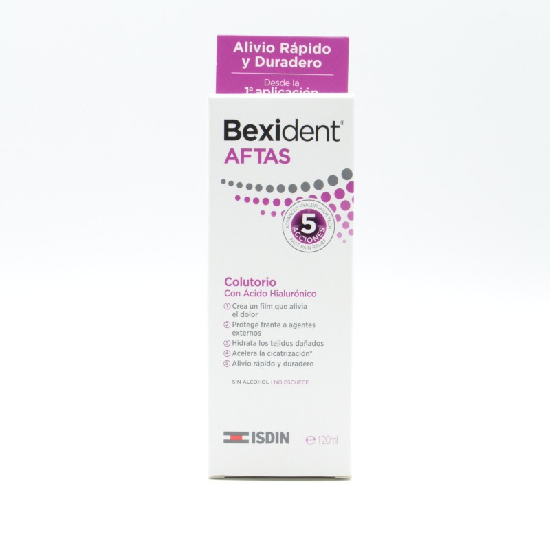 BEXIDENT AFTAS COLUTORIO BUCAL PROTECTOR 120 ML Aftas y herpes