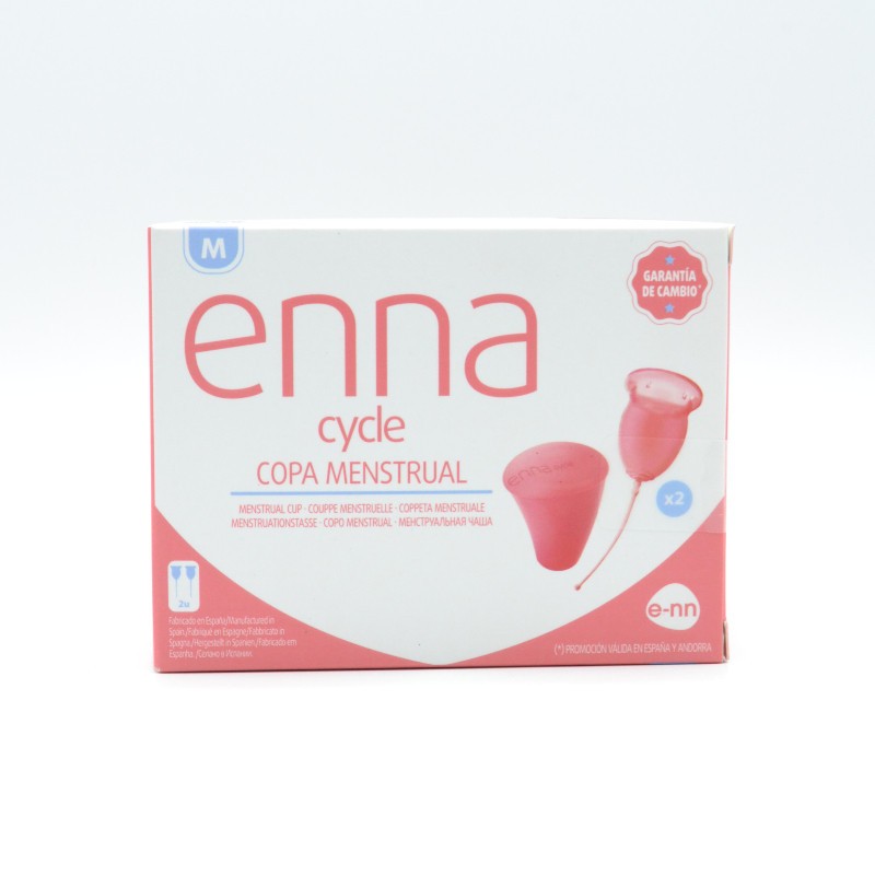 COPA MENSTRUAL ENNA CYCLE T-M SIN APLICADOR Menstruación
