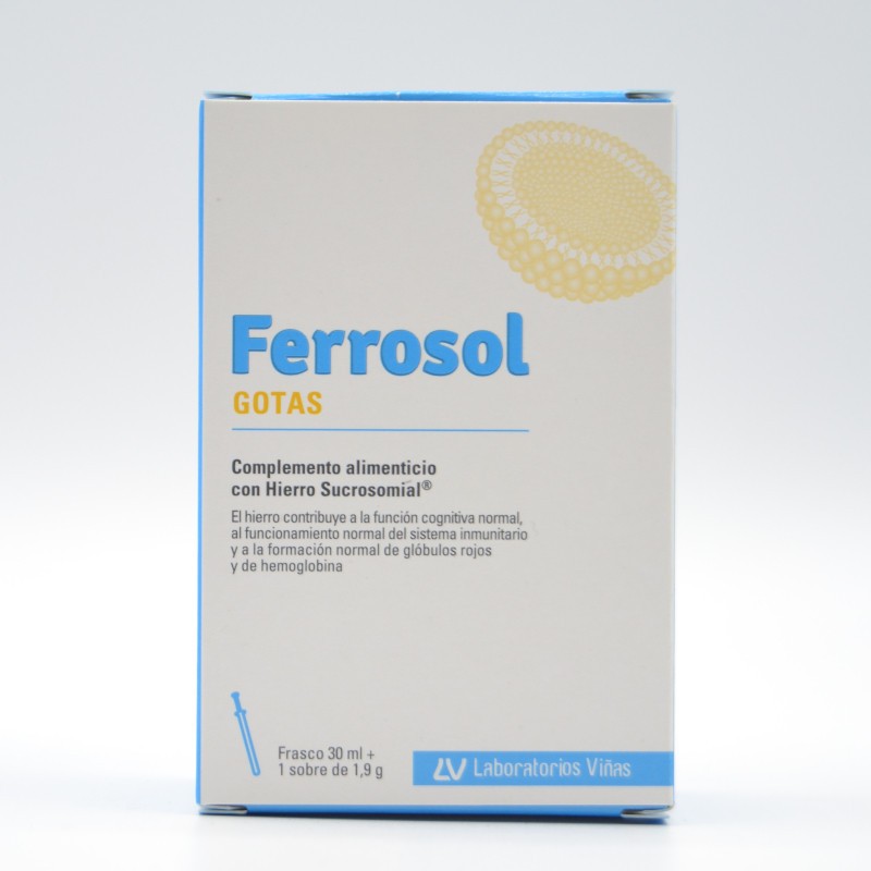 FERROSOL GOTAS 30 ML + SOBRE 1,9 GR Complementos alimenticios