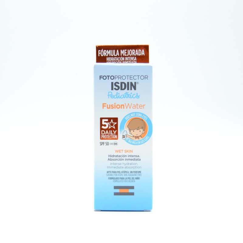 FP ISDIN PEDIATRICO FUSION WATER 50+ 50 ML Parafarmacia