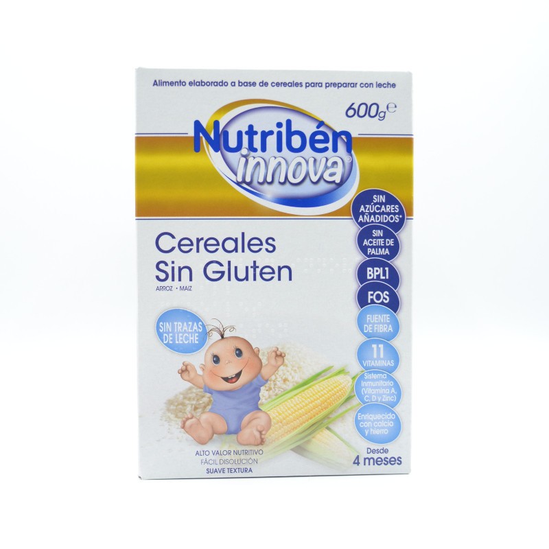 NUTRIBEN INNOVA CEREALES SIN GLUTEN 600 G Papillas y snacks