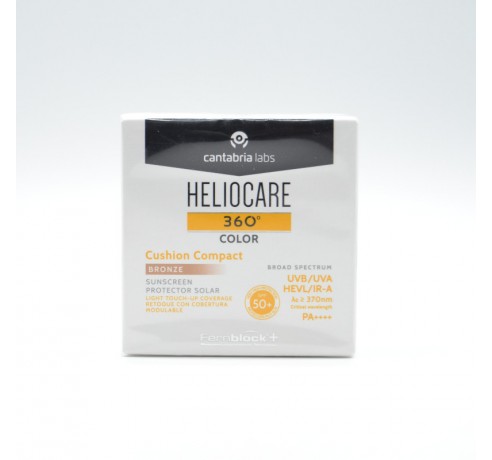 HELIOCARE 360º CUSHION COMPACT BRONZ SPF50+ Facial adulto