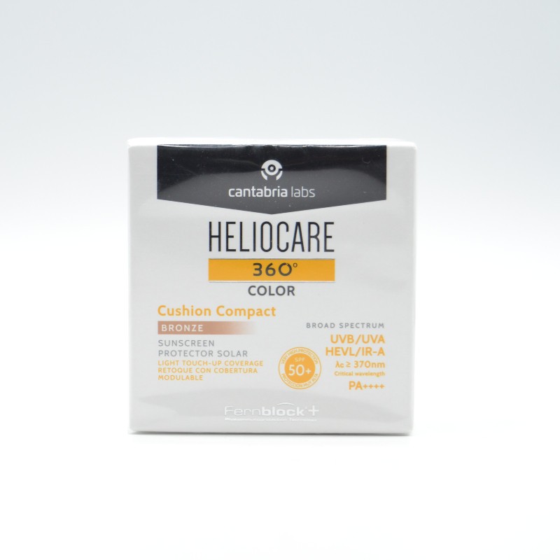 HELIOCARE 360º CUSHION COMPACT BRONZ SPF50+ Facial adulto