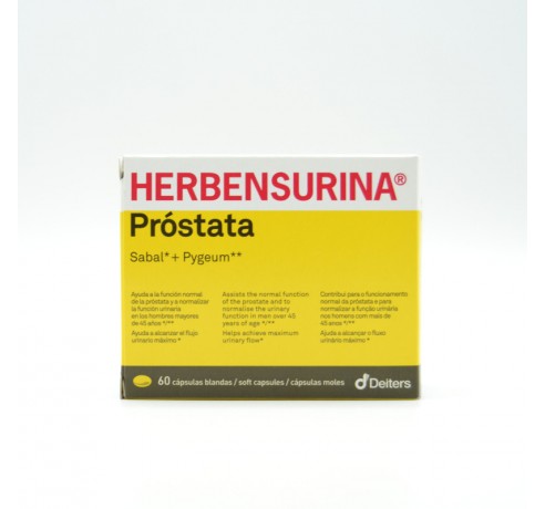 HERBENSURINA PROSTATA 60 CAPS Salud de las vias urinarias