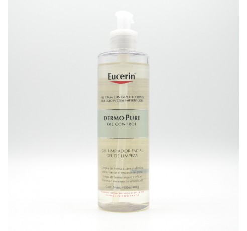 EUCERIN DERMOPURE OIL CONTROL GEL LIMPIADOR 400ML Acné