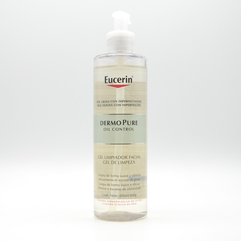 EUCERIN DERMOPURE OIL CONTROL GEL LIMPIADOR 400ML Acné