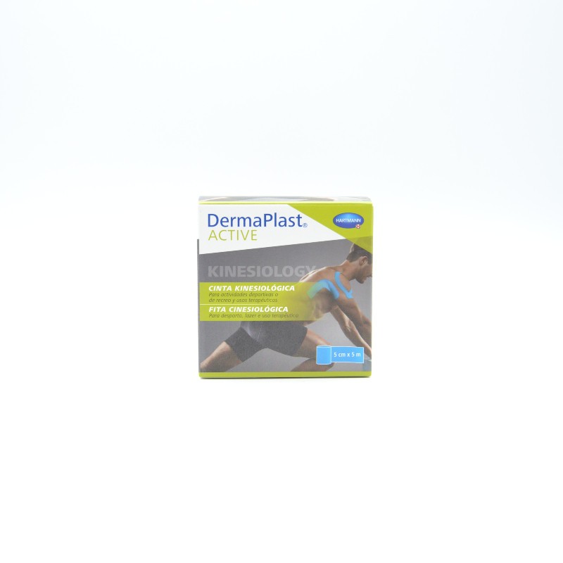 DERMAPLAST ACTIVE CINTA KINESIOLOGICA AZUL 5CMX5 Cintas Kinesiológicas