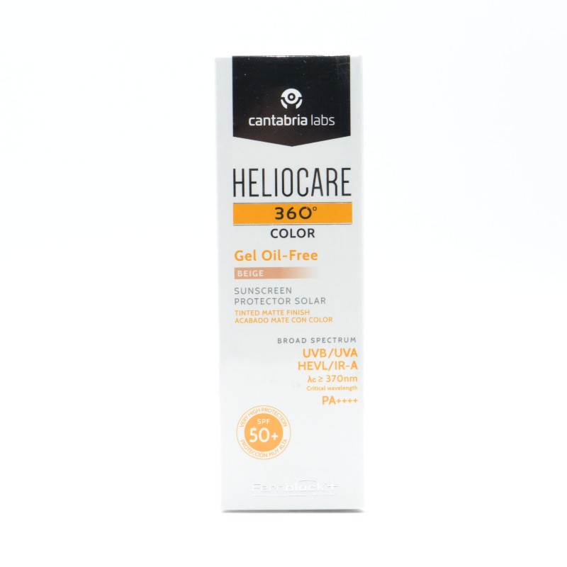 HELIOCARE 360º SPF 50+ COLOR BEIGE GEL OIL-FREE Facial adulto